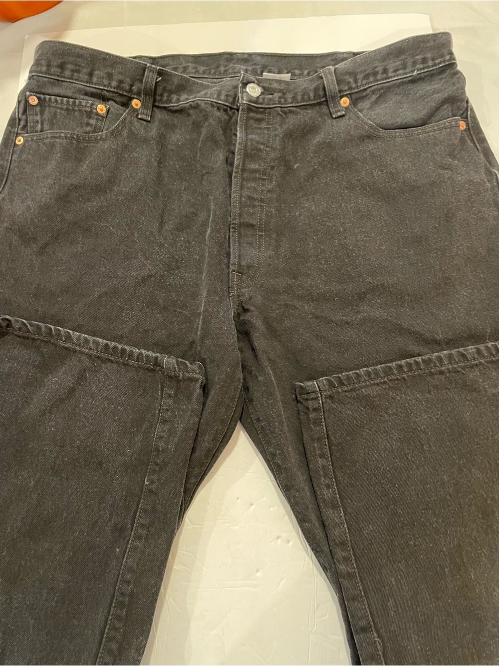 Levi’s 501 Button fly black jeans 42x30